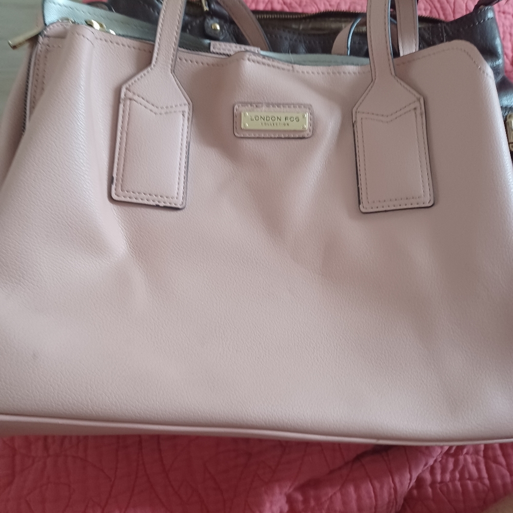London fog pink purse